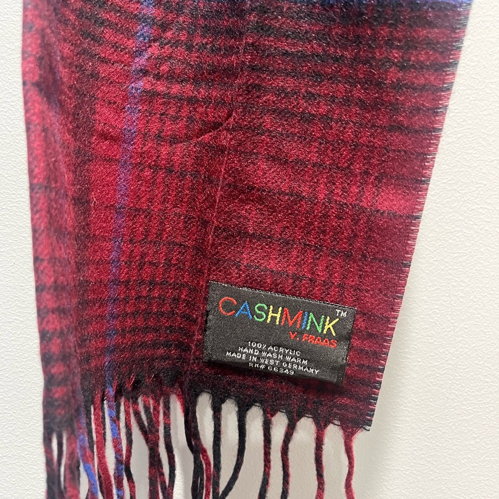 Vintage Cashmink 100%Acrylic Muffler Scarf Neck scarf - Picture 2 of 4
